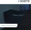 Sprchový klozet SCHÜTTE, černý, bez okrajů, s WC sedátkem Náhled obrázku produktu 6