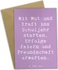 Mr. & Mrs. Panda jubiläumskarte Spruch Mutiger Schulanfang Produktbild-Vorschau 1