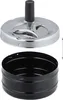 Relaxdays Aschenbecher mit Drehdeckel, Metall, Kunststoff, Produktbild-Vorschau 6