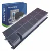 A product shot of an activated carbon filter and its packaging. Anteprima dell’immagine prodotto