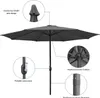 TolleTour Sonnenschirm Balkon Ø350cm Wetterfest & Höhe Produktbild-Vorschau 3