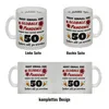50. Geburtstag Glas Tasse mit lustigem Spruch: Pandemie Produktbild-Vorschau 4