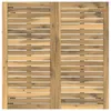 Gartentisch Weiß und Schwarz 80 x 80,5 x 75 cm Produktbild-Vorschau 3