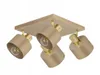 LUXOLAR - LED Deckenleuchte 4-flammig Beige/Gold E27 60W - Produktbild-Vorschau 1
