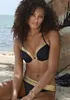 LASCANA Push-Up-Bikini-Top Elodie schwarz-goldfarben Größe Produktbild-Vorschau 2