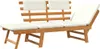 vidaXL Banc de jardin 2 en 1 avec coussins 190 cm bois Voir les images du produit 23