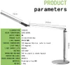 Dimmbare LED-Tischlampe Schreibtisch Faltbare Metall Swing Produktbild-Vorschau 9