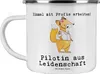 Mr. & Mrs. Panda Emaille Becher Pilotin Leidenschaft - Weiß Produktbild-Vorschau 1