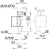 DALLMER Wandeinbau-Kondensat-Siphon  138, DN 32 Produktbild-Vorschau 2
