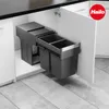 Hailo Mülleimer Küche Einbau ab 40cm Schrank 2x 13 L Produktbild-Vorschau 7