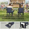 WOLTU Campingstuhl 2er Set Faltbar mit Getränkehalter & Produktbild-Vorschau 4