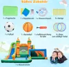 Skákací hrad COSTWAY so šmykľavkou, lezeckou stenou, Náhľad obrázku produktu 8