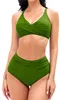Mooncore Bikini Damen Push-Up Grün Verstellbar Produktbild-Vorschau 1