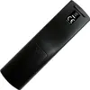 The back of a black remote control is shown against a white background. Produktbild-Vorschau