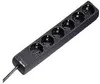 hama 30393 6-fach Steckdosenleiste schwarz Anteprima dell’immagine prodotto 3
