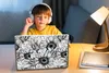 MuchoWow® Laptop Aufkleber Sticker Cover Blumen - Produktbild-Vorschau 3