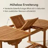 Premium Gartentisch oval ausziehbar Aruba, Garten Tisch aus Produktbild-Vorschau 4