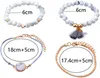 Armband Set Damen Boho Stil, 4-teiliges Perlenarmband mit Produktbild-Vorschau 5