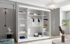 Kleiderschrank Netro VII 250 cm - Groß Schwebetürenschrank, Produktbild-Vorschau 2