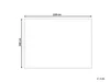 BELIANI Přikrývka růžová bavlna 200 x 220 cm vaflový vzor Náhled obrázku produktu 3