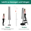 Pokrowiec ochronny Sekey na parasol Ø 350 cm, 300 x 200 cm, Podgląd zdjęcia produktu 5