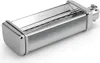 A silver-colored pasta maker attachment with the brand name 'KENWOOD' embossed on the side and 'Fettuccine' engraved on the top. Produktbild-Vorschau