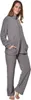 RAIKOU Eleganter EinfarbigerDamen Hausanzug in Micro-Fleece Produktbild-Vorschau 2
