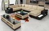 Ecksofa U-Form Sideboard Couchtisch Couch Design Schwarz Produktbild-Vorschau 2