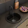 Granitan | Žulový dřez ARNO – černý – 49 cm – 12 kg – Náhled obrázku produktu 2