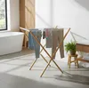 Relaxdays, tendedero plegable, con 8 barras, dimensiones: Vista previa de la imagen del producto 2