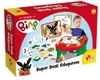 The image shows the packaging of a children's educational toy, a "Super Desk Edugames" from the Bing series, with a child interacting with the product. Podgląd zdjęcia produktu