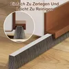 Selbstklebende Türdichtung als Bürste (100×5 cm, Braun) – Produktbild-Vorschau 7