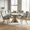 Meubles Cosy – skandynawski fotel z tkaniną w stylu Podgląd zdjęcia produktu 9