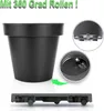 BigDean 3X Blumentopf XXL ø60 cm Classic anthrazit - mit Produktbild-Vorschau 7