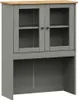 vidaXL Nadstawka do kredensu VIGO szara 78x30x100 cm lite Podgląd zdjęcia produktu 1