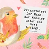 Mr. & Mrs. Panda Grußkarte Spruch Pflegevater Held - Weiß - Produktbild-Vorschau 5
