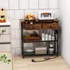 COSTWAY Stolik konsolowy, stolik do przedpokoju z 2 Podgląd zdjęcia produktu 2