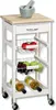 KESPER Küchenwagen Servierwagen weiß,, 36x36x77 cm, mit 2 Produktbild-Vorschau 1