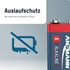 2x ANSMANN Alkaline 9V Block Batterie – E-Block 6LR61 Produktbild-Vorschau 5