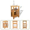 The Living Store Beistelltisch mit Zeitungsablage 27x35x55 Produktbild-Vorschau 7