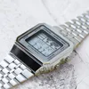 Casio Uni Digital Quarz Uhr mit Edelstahl Armband A500WA-7 Produktbild-Vorschau 16
