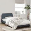 vidaXL Struttura letto "Dover" grigio scuro 100x200 cm in Anteprima dell’immagine prodotto 10