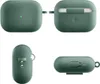 Four views of a dark green silicone case for Apple AirPods Pro 2. Produktbild-Vorschau