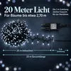 LED-Lichterkette außen 1000 LEDs 20 m kaltweiß mit Timer Produktbild-Vorschau 3