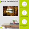 ARTland Poster Herbst am Sylvensteinsee Größe: 30x20 cm Produktbild-Vorschau 2