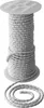 A white spool of white cord with a length of cord coiled below it. Produktbild-Vorschau