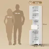 HOMCOM Badezimmerschrank Schmaler Badschrank mit Produktbild-Vorschau 3
