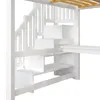Flieks Etagenbett 140x200cm mit Kleiderschrank, Kinderbett Produktbild-Vorschau 6