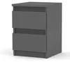 MRBLS_HOME - Nachttisch Grau Matt - Nachtschrank - Produktbild-Vorschau 1