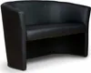 Couchgarnitur - Sofa Set - Schwarz - Kunstleder - 2 Sitzer Produktbild-Vorschau 9